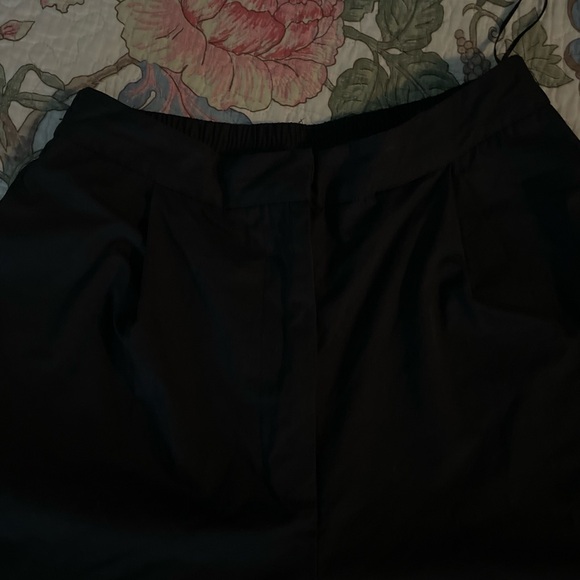 TopShop Black Parachute Pants - Picture 3 of 9